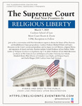 The Supreme Court and New Frontiers in Religious Liberty by Floersheimer Center for Constitutional Democracy