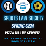 Spring GBM by Cardozo Sports Law Society