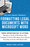 Formatting Legal Documents With Microsoft Word