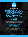 Intraschool Negotiation Competition 2023 by Cardozo ADR Competition Honor Society