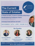 The Current State of Estates by Cardozo Trusts and Estates Law Society