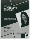 Antitrust and Big Tech by Cardozo Antitrust Society and Cardozo Federalist Society