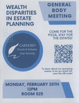 Wealth Disparities in Estate Planning by Cardozo Trusts and Estates Law Society
