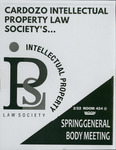 Cardozo Intellectual Property Law Society's Spring General Body Meeting by Cardozo Intellectual Property Law Society (IPLS)