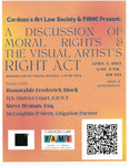 A Discussion of Moral Rights and the Visual Artist's Right Act by Cardozo Art Law Society and Cardozo FAME Center