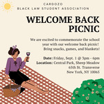 Cardozo Black Law Student Association Welcome Back Picnic