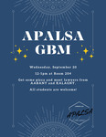 APALSA GBM by Cardozo Asian Pacific American Law Students Association