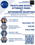 Trusts and Estates Attorney Panel and Networking Reception by Cardozo Trusts and Estates Law Society