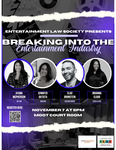 Breaking Into the Entertainment Industry by Cardozo Entertainment Law Society and Cardozo FAME Center