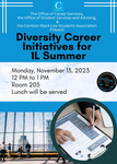 Diversity Career Initiatives for 1L Summer by Cardozo Office of Career Services, Cardozo Office of Student Services & Advising, and Cardozo Black Law Students Association