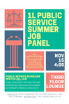 1L Public Service Summer Job Panel