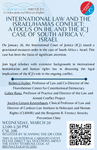 International Law and the Israel/Hamas Conflict: A Focus on IHL and the ICJ Case of South Africa v. Israel by Cardozo Law Institute in Holocaust and Human Rights (CLIHHR) and Floersheimer Center for Constitutional Democracy