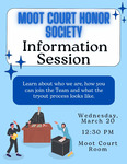 Moot Court Honor Society: Information Session by Cardozo Moot Court Honor Society