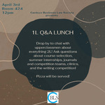 1L Q&A Lunch