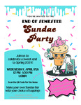 End of Semester Sundae Party by Office of Student Services and Advising