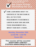 Bar Exam Primer Workshop for 2Ls