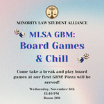 MLSA GBM: Board Games & Chill