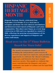 Hispanic Heritage Month by Benjamin N. Cardozo School of Law and Office of Student Services