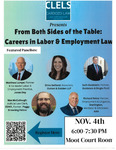 From Both Sides of the Table: Careers in Labor & Employment