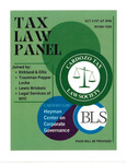 Tax Law Panel by Tax Law Society, Heyman Center on Corporate Governance, and Business Law Society