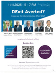 DExit Averted ? Corporate (Re-)Domestication After SB 21 by Benjamin N. Cardozo School of Law, Heyman Center on Corporate Governance, Edward Rock, Gustavo Bruckner, Philip Richter, Eric Talley, and Chris Kupka
