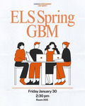 ELS Spring GBM by Cardozo Entertainment Law Society