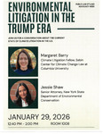 Environmental Litigation In the Trumpa Era