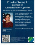 President Trump & Control of Administrative Agencies: The Firing of MSPB Member Cathy Harris