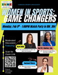 Women in Sports: Game Changers by Cardozo FAME Center, Cardozo Sports Law Society (CSLS), Aryn Sobo, Rachael Pierce, and Kori M. Clanton