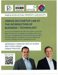 ORRICK On Startup Law at the Intersection of Business + Technology by Cardozo Intellectual Property Law Society (IPLS), Cardozo FAME Center, ORRICK, and Heyman Center on Corporate Governance