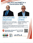 Join IPLS and FAME for a Conversation with Salvatore Anatasi and Jeffrey Lewis