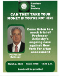 Can They Take Your Money if You’re Not Here ? by Cardozo Tax Law Society and Edward A. Zelinsky