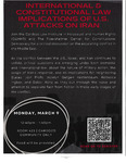 International & Constitutional Law Implications of U.S. Attacks on Iran