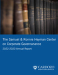 Heyman Center 2022-2023 Annual Report by Heyman Center on Corporate Governance