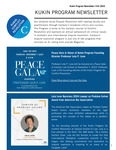 Kukin Program Newsletter – Fall 2024 by Kukin Program for Conflict Resolution