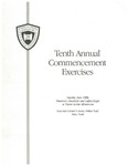 Tenth Annual Commencement Exercises by Benjamin N. Cardozo School of Law