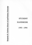 1993-1994 by Benjamin N. Cardozo School of Law