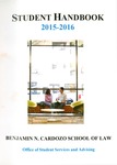 2015-2016 by Benjamin N. Cardozo School of Law